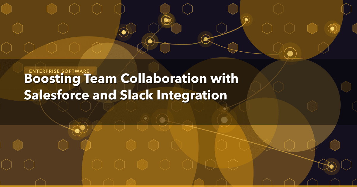 Boosting Team Collaboration with Salesforce and Slack Integration — Enterprise Software thumbnail