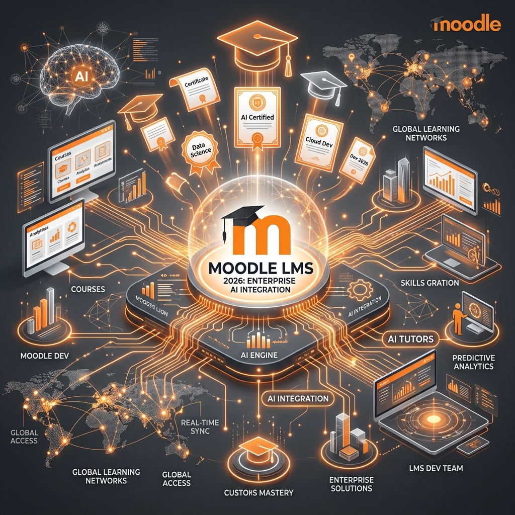 Moodle LMS Development & AI Integration in 2026: The Enterprise Guide — CMS & Web Platforms | MetaDesign Solutions