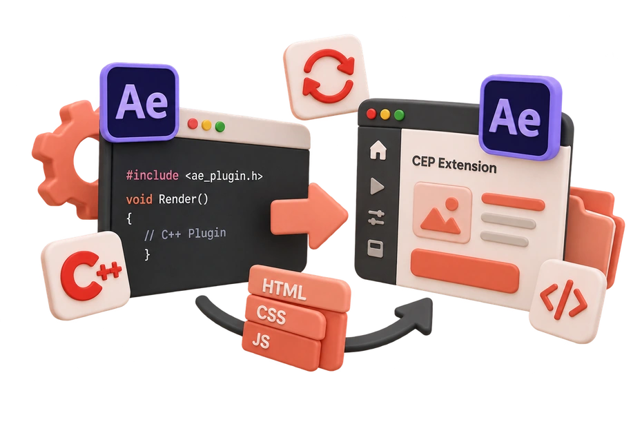 Port After Effects C++ Plug-ins to CEP