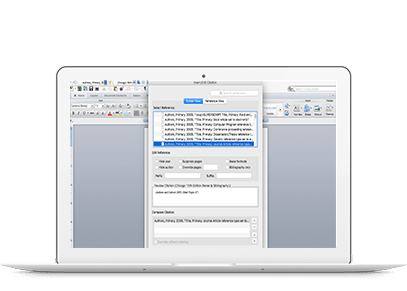 CITATION MANAGER FOR MAC OS