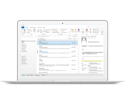 MS OUTLOOK MALICIOUS EMAIL
REPORTING PLUGIN