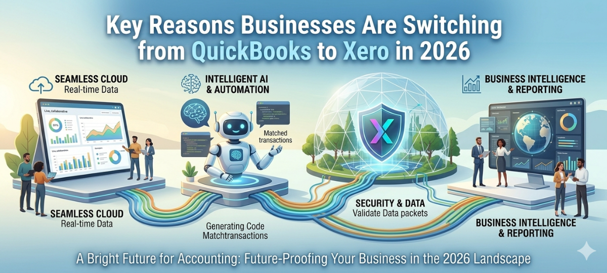 Key Reasons Businesses Are Switching from QuickBooks to Xero in 2026 Key Reasons Businesses Are Switching from QuickBooks to Xero in 2026