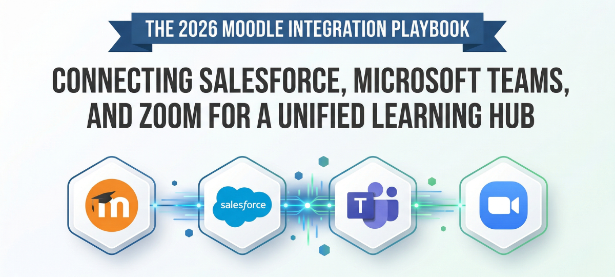 The 2026 Moodle Integration Playbook: Connecting Salesforce, Microsoft Teams, and Zoom for a Unified Learning Hub The 2026 Moodle Integration Playbook: Connecting Salesforce, Microsoft Teams, and Zoom for a Unified Learning Hub