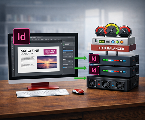 Enterprise InDesign Server Load Balancer — Built as a Product, Deployed in Days